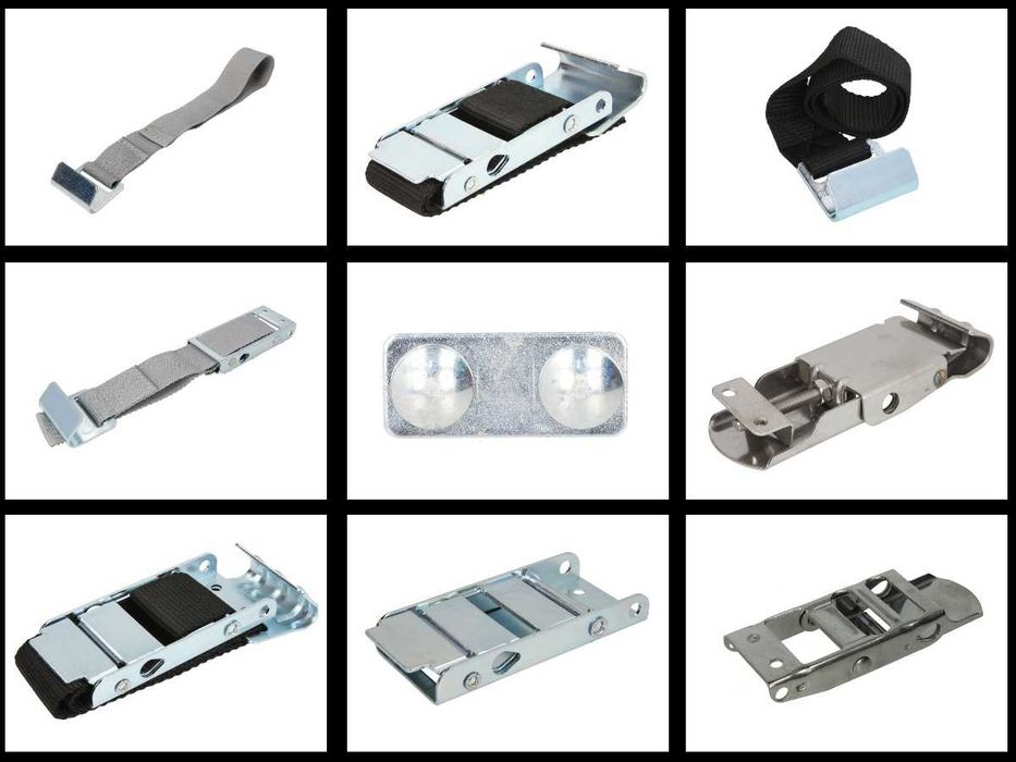 Колани за брезент,конектори,кутии за инструменти,туби за вида,ключалки