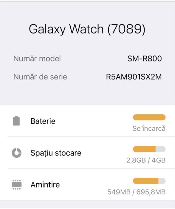 Vand ceas samsung