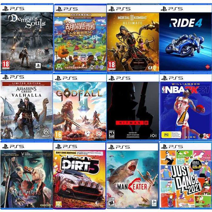 Игры PS5ПС5PS4ПС4 Продажа лицензионных игр для PlayStation Установка