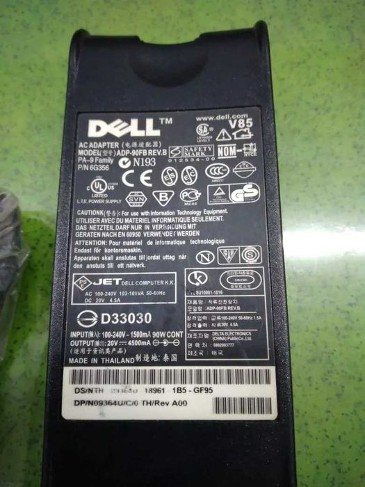 Блок питания для ноутбука Dell 20V 4.5 A 90W Тайланд