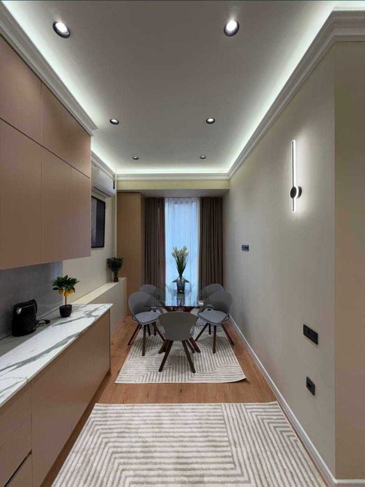 ЖК Edison 2 комнатная 58,9м2 Евроремонт новый IT Park Инха