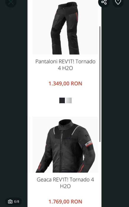 Vand costum moto Rev’it Tornado 4