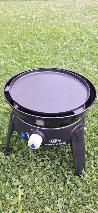 CADAC Safari Chef 2 DELUXE LP 30mbar, Gratar pe gaz pentru camping, rulote, autorulote