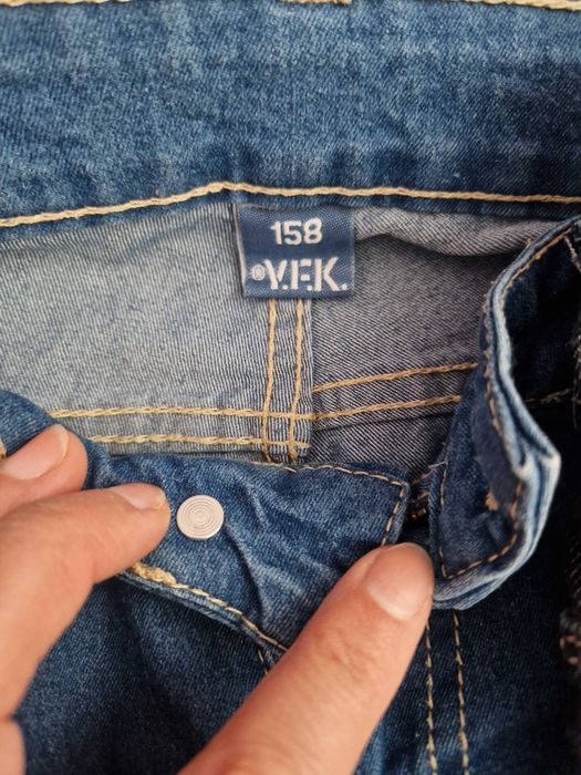 Лот от 3 чифта детски дънки-марка Zara Woman,Y.F.K.,Zhong Fn-152-158 размер