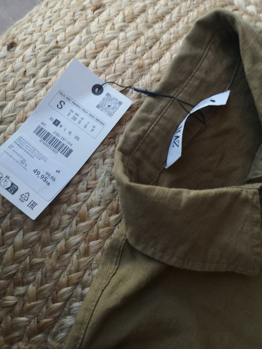 Рокля H&M linen blend, рокля ZARA лен, Ralph lauren knit Oxford