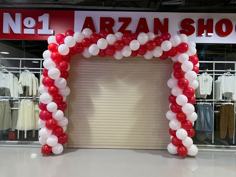 Оформление любой сложности Фотозоны Арки Шары мольберты баннера