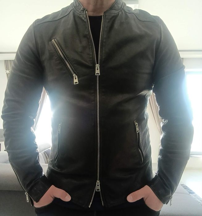 Мъжко кожено яке AllSAINTS (L)