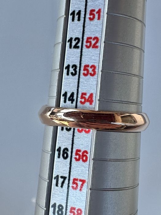 Руски Съветски златен пръстен с Диамант