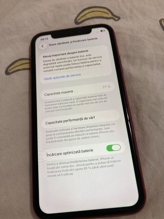 iPhone 11 red edition 128 gb  stare foarte buna