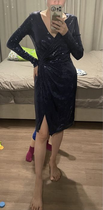 Платье вечернее с пайетками