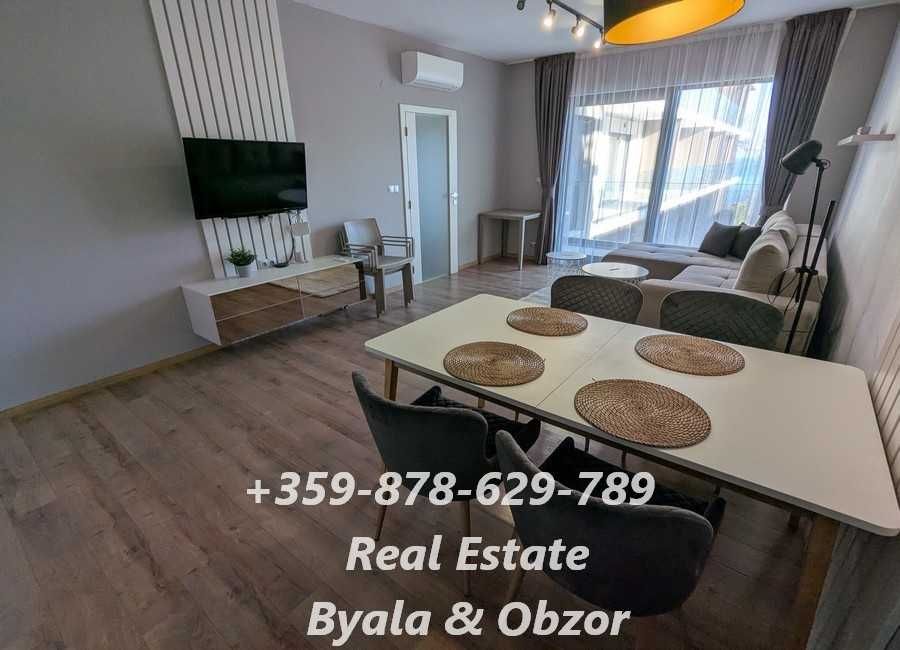 Красиво обзаведен двустаен апартамент с морска гледка