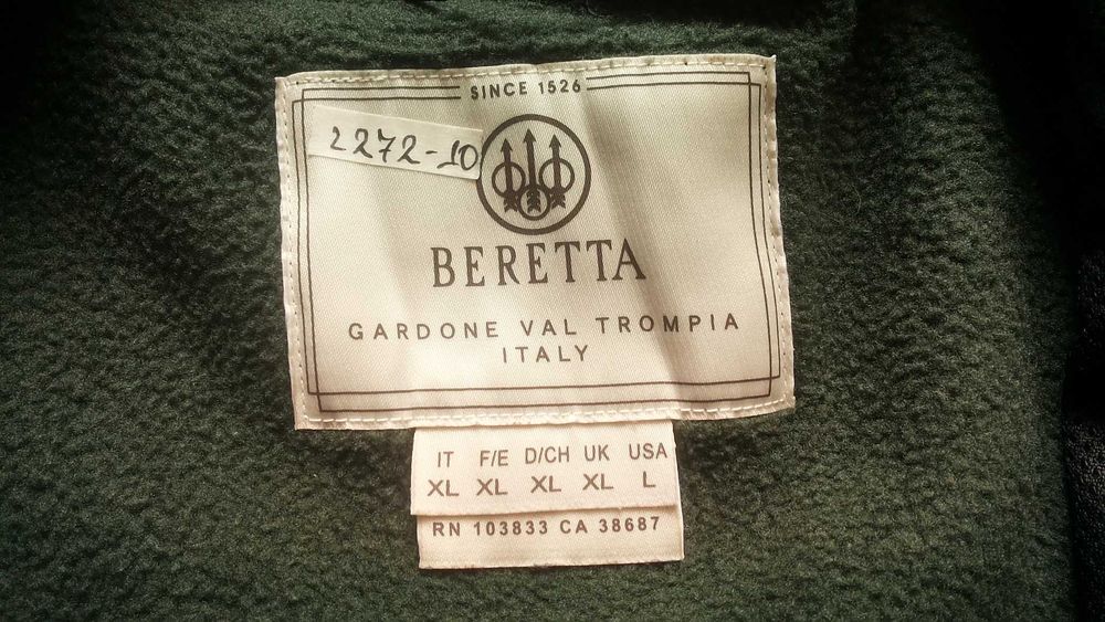 BERETTA POLARTEC Fleece Jacket размер XL за лов поларена горница - 2501