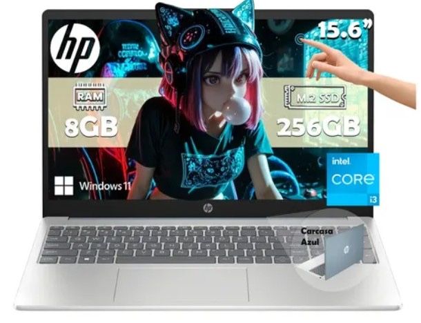 Hp Laptop i3 13th gen. Touchscreen. Copilot. Wi-fi 6