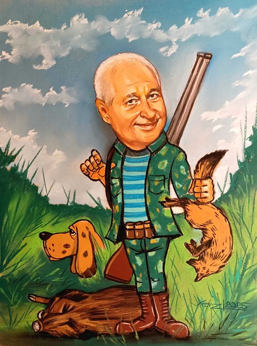 Ръчно рисувани карикатури по снимка