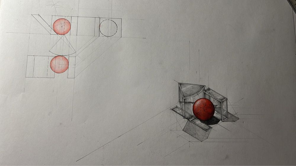 Meditați la  desen, pictură, arhitectură și design