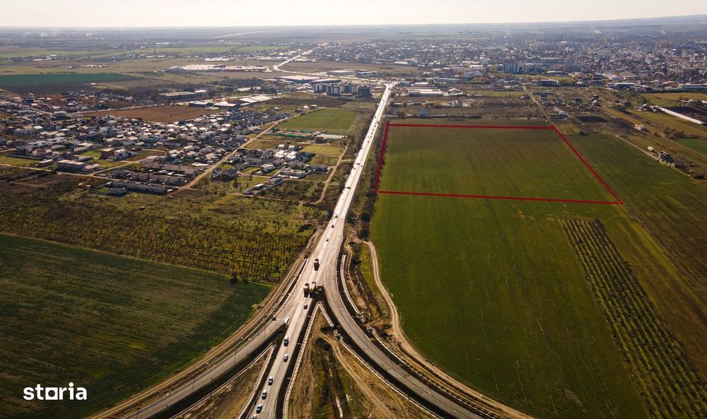 Proprietar vand teren INTRAVILAN, 69171mp, DNE85 cu acces direct la A7