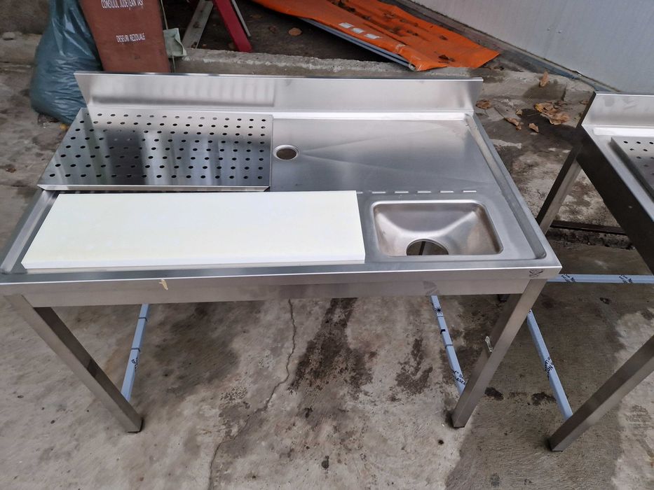 Salamandra gaz italia spalatoare actionare genunchi pedala inox