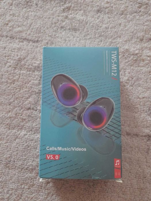 Безжични слушалкиTWS-M12, Bluetooth 5.0