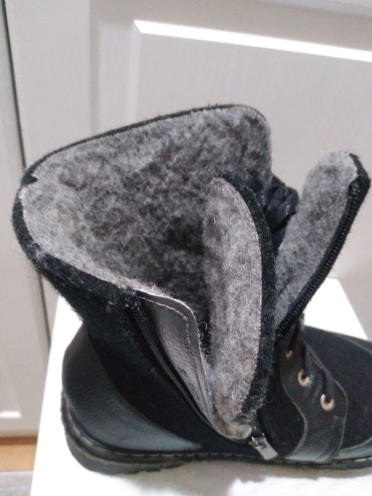 Ботинки тёплые из войлока