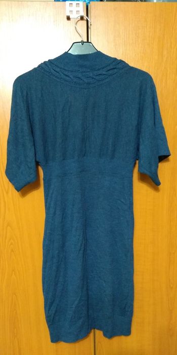 Rochie/ Tunica tricot Miss Selfridge UK , bleomarin cu anchior in V
