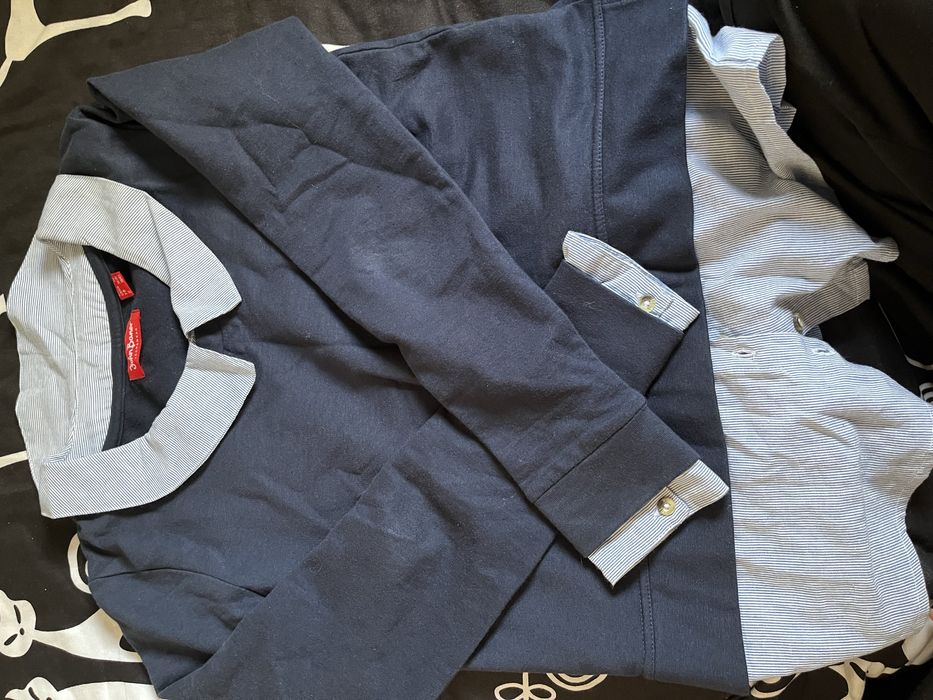 Кофта+рубашка теплая