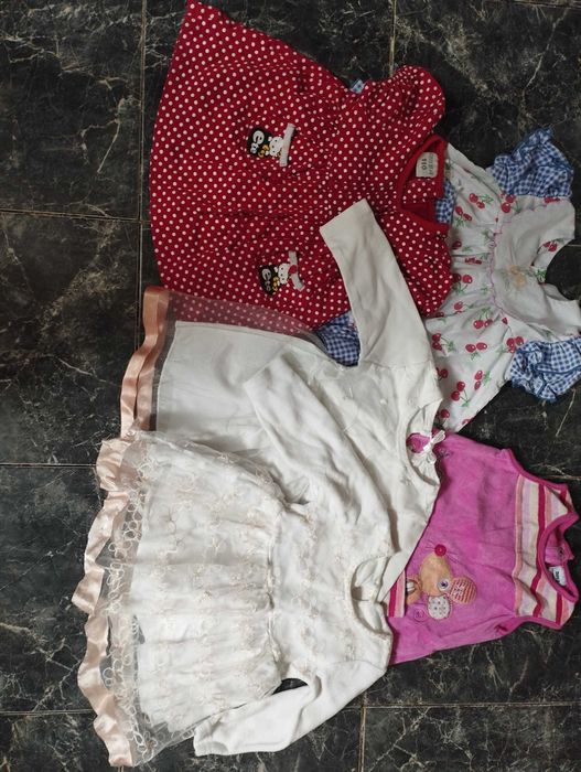 Платья на малышек 6-12 мес.