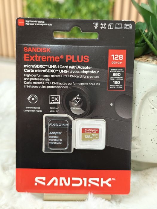 Card Memorie Sandisk Extreme plus 128