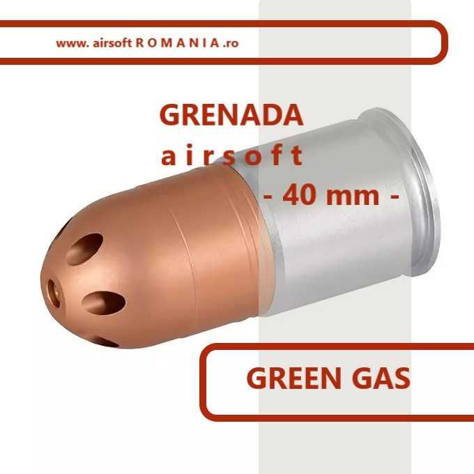 GRENADA 18bile  a i r s o f t  40mm Double Bell Green Gas