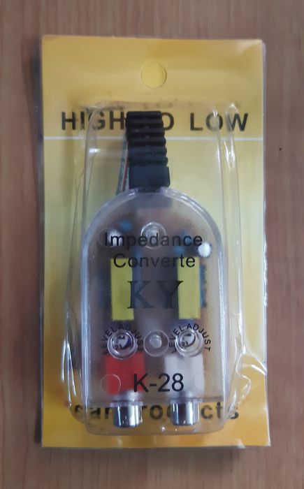 Adaptor Convertor Filtru HI LOW Remote Nivel Semnal Iesire Difuzoare