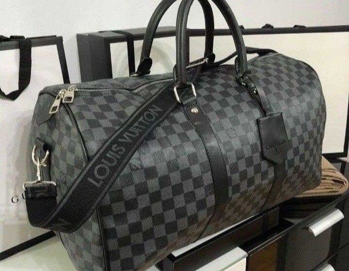 Geanta voiaj unisex,curea,detasabila,saculet, etichetă