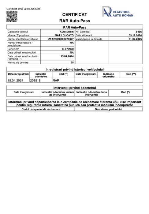 Ducato autoturism  8 locuri