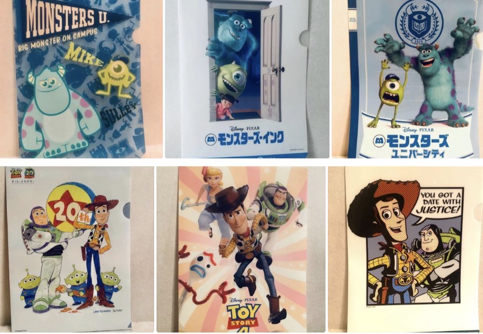 Файлы для бумаг Корпорация монстров и История игрушек