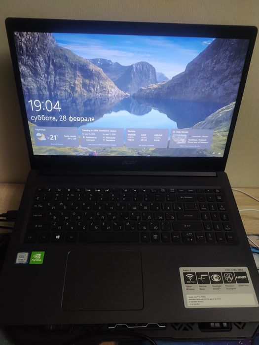 Ноутбук aser в хорошем состоянии
