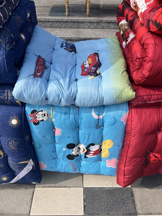 Матрас подушка постелный беле детскый для садика