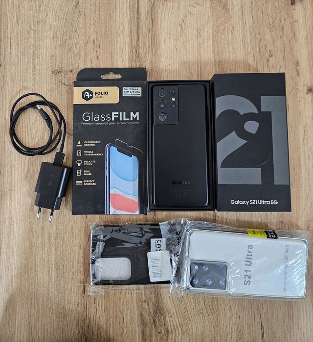Samsung Galaxy S21 Ultra, 256GB, 12GB RAM, Dual sim,5G, Phantom Black