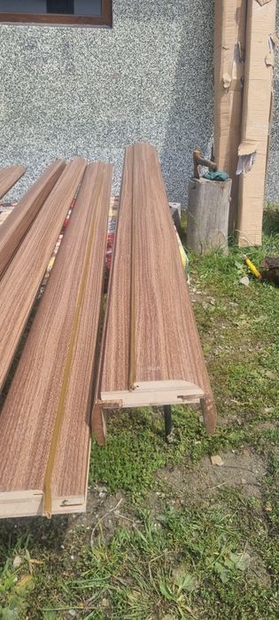 Uși de interior cu geam și tocuri reglabile 8 buc complete noi sigilat