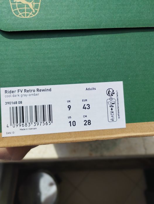 Маратонки Puma Rider FV retro rewind