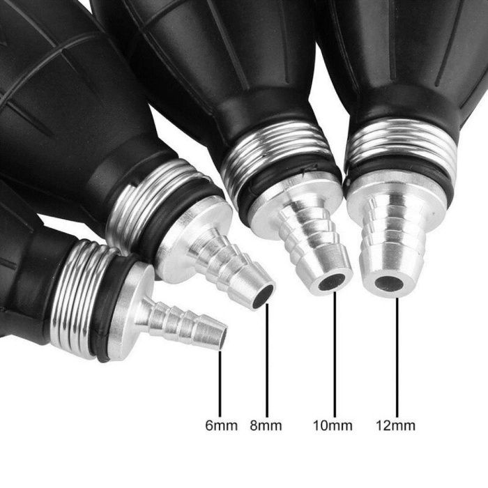 Подкачваща Ръчна Помпа за Гориво Дизел Бензин Масло Вода 6 8 10 12мм