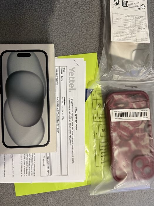Iphone 15 гаранция Yettel