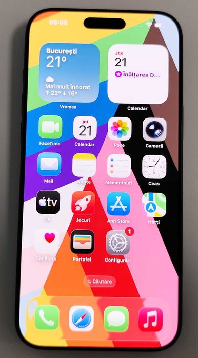 Telefon Apple iPhone 17Pro Max 256Gb 14 cicluri incarcare (AG35 B 35314) Garantie 2 ani !