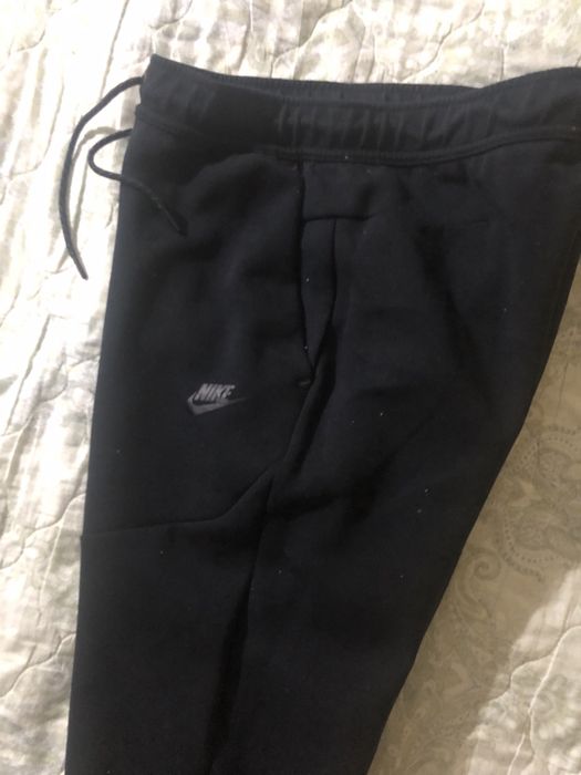 штаны Nike Tech fleece black оригинальные.