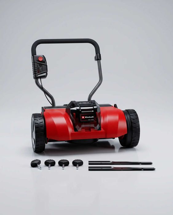 Einhell GE-HM 18/38 Li-Solo Power X-Change – Mașină de tuns gazon cilindrică 18V, lățime 38 cm