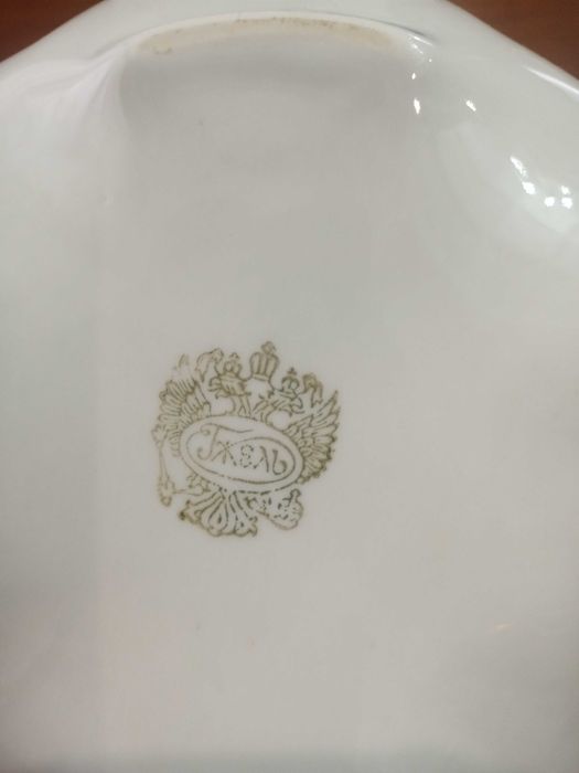 Блюдо пасхальное для яиц  Гжель