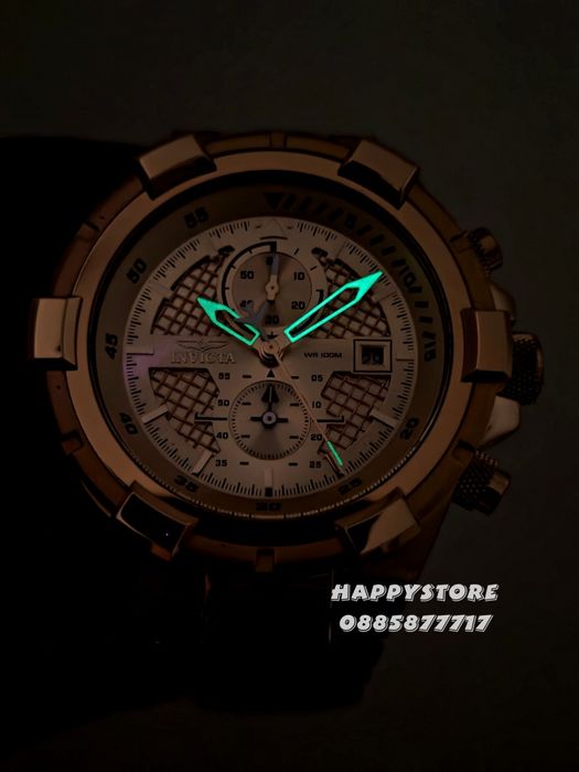 INVICTA Aviator JetFrame gold 51 mm, Инвикта нов мъжки часовник