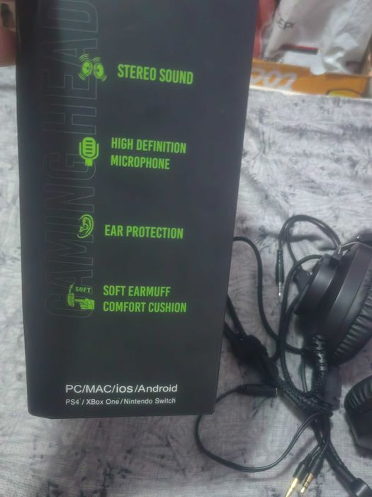 Gaming headset слушалки Monster energy