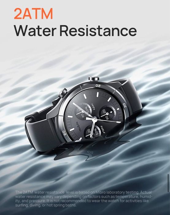 Смарт-часы Mibro Watch A3 1.39 IPS, GPS, Bluetooth 5.3, звонки, 2ATM