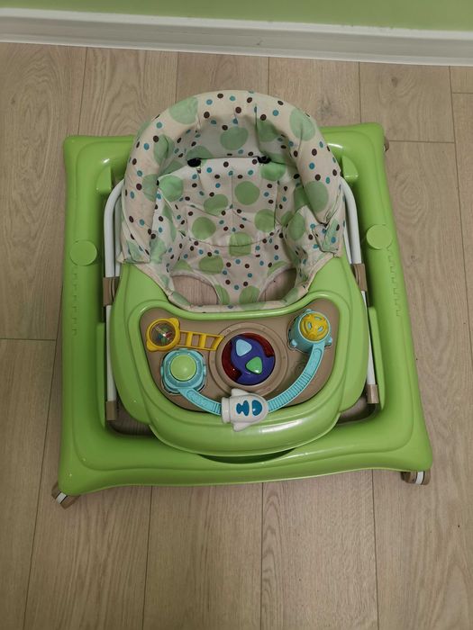 Cangaroo Детска музикална проходилка Eddy, зелена