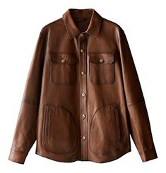 Camasa din piele massimo dutti barbati L