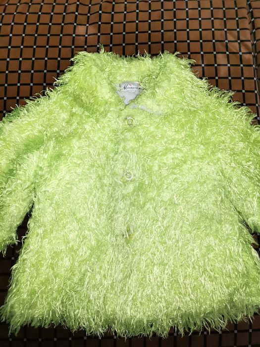 Осенняя шубка -пушистик для девочки