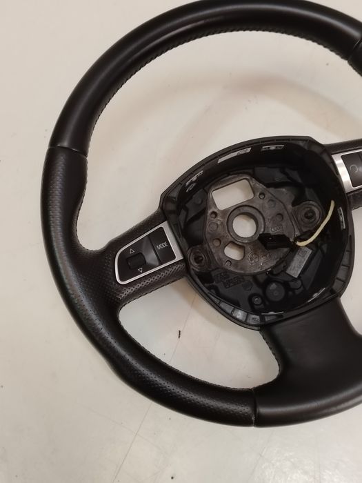 Volan piele perforata 3 spițe comenzi Audi A4 B8 A5 A6 C6